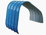 Curved product by hydraulic curving machine
