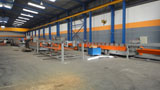 Steel metal roll forming machine