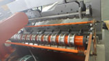 Automatic roof panel roll forming machine