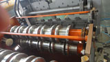 Steel panel roll forming machine