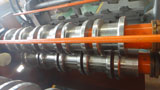 Steel roof panel roll forming machine